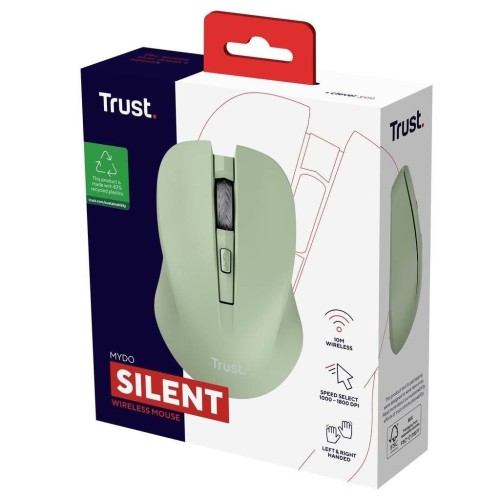 Мишка Trust Mydo Silent Wireless Green (25042)