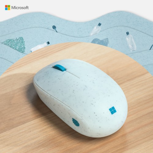 Мишка Microsoft Ocean Plastic Bluetooth White (I38-00009)