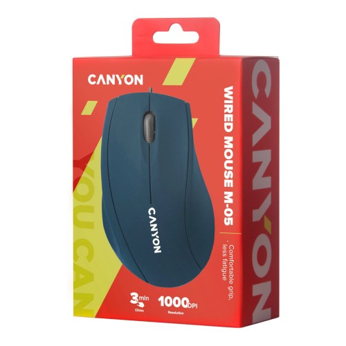 Мишка Canyon M-05 USB Blue (CNE-CMS05BL)