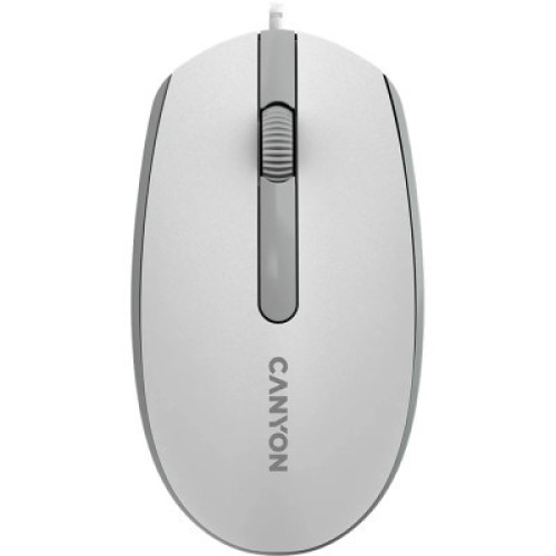 Мишка Canyon M-10 USB White Grey (CNE-CMS10WG)