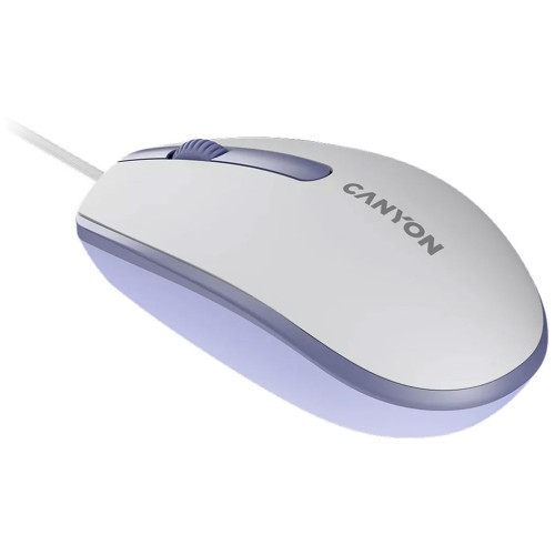 Мишка Canyon M-10 USB White Lavender (CNE-CMS10WL)