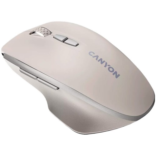 Мишка Canyon MW-21 Wireless Blue LED Cosmic Latte (CNS-CMSW21CL)