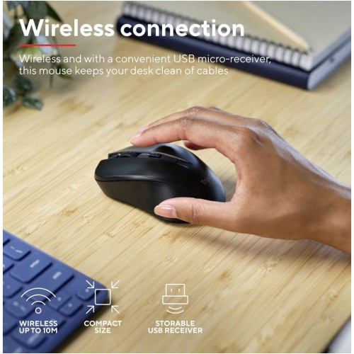 Мишка Trust Mydo Silent Wireless Black (25084)