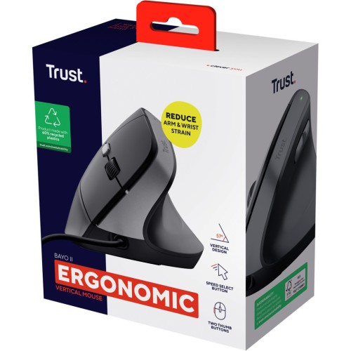 Мишка Trust Bayo II Ergonomic USB Black (25144)