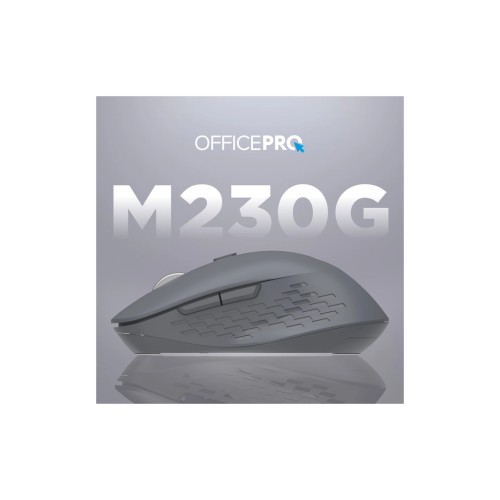 Мишка OfficePro M230G Silent Click Wireless/Bluetooth Gray (M230G)