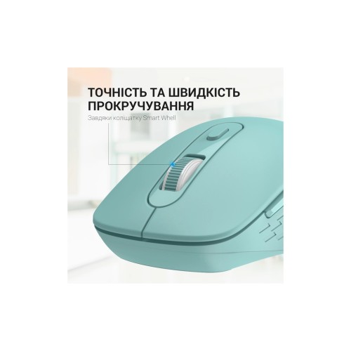 Мишка OfficePro M230M Silent Click Wireless/Bluetooth Mint (M230M)