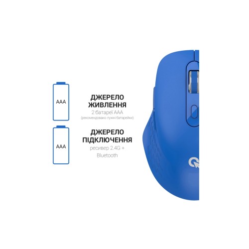 Мишка OfficePro M230C Silent Click Wireless/Bluetooth Blue (M230С)