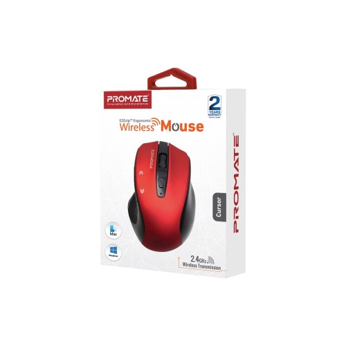 Мишка Promate Cursor Wireless Red (cursor.red)