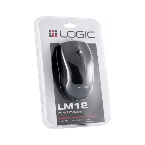 Мишка Logic concept LM-12 USB Black (M-LC-LM12)