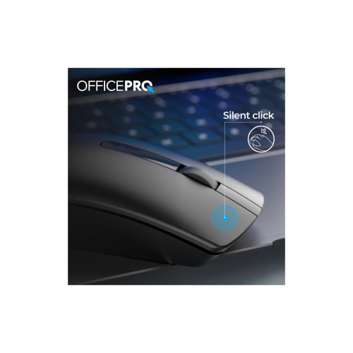 Мишка OfficePro M175B Silent Click Wireless Black (M175B)