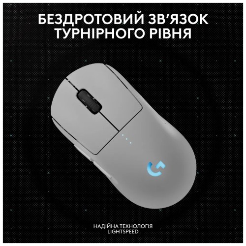 Мишка Logitech G Pro 2 Lightspeed Wireless White (910-007302)