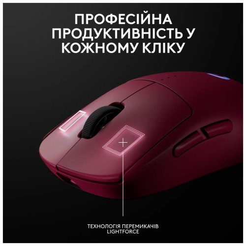 Мишка Logitech G Pro 2 Lightspeed Wireless Magenta (910-007309)