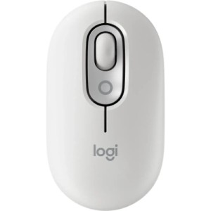 Мишка Logitech POP Mouse With Emoji Bluetooth Off-White (910-007411)