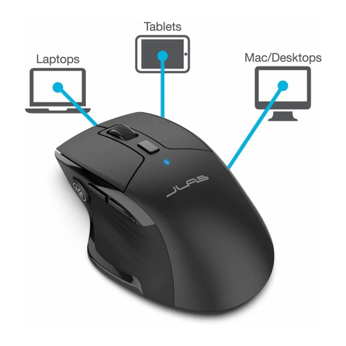 Мишка Jlab JBuds Mouse Wireless/Bluetooth Black (IEUMJBMOUSERBLK124)