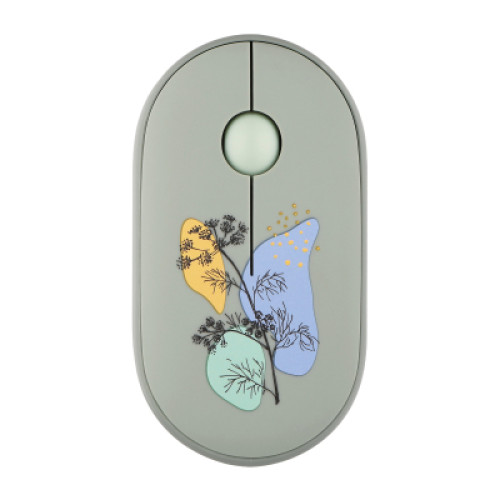 Мишка 2E MF300 FLORADILL Silent Wireless/Bluetooth Green (2E-MF300WFLORAGN)