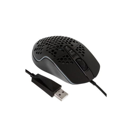 Мишка XO M4 4000 DPI RGB USB Black (XO-M4-BK)