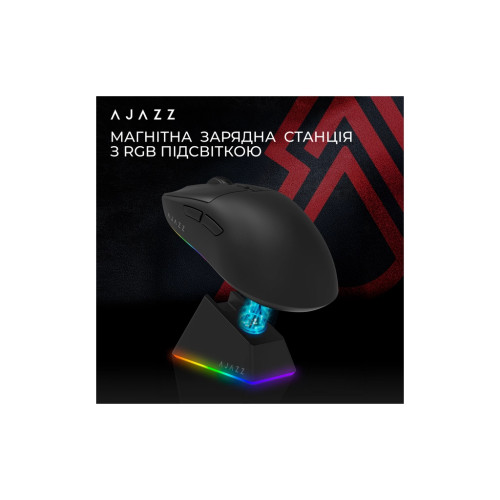 Мишка Ajazz AJ139 V2 MC Wireless/Bluetooth/USB Black (AJ139-V2-MC-B) Мишка Ajazz AJ139 V2 MC Wireless/Bluetooth/USB Black (AJ139-V2-MC-B)