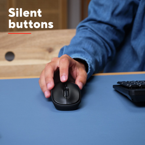 Мишка Trust Yvi+ Silent Wireless/Bluetooth Glossy Black (25512)