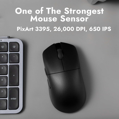 Мишка Lemokey G1 USB-A/USB-C/Wireless 8K Black (G1-A1)