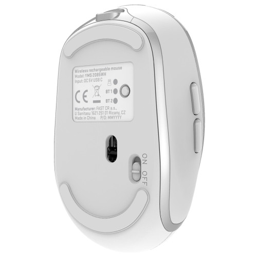 Мишка YENKEE YMS 2085WE Noble Wireless/Bluetooth White (45019715)