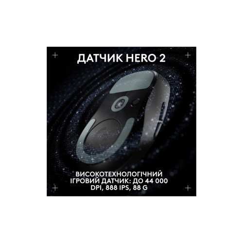 Мишка Logitech G Pro X Superlight 2 Dex Wireless Black (910-007357)
