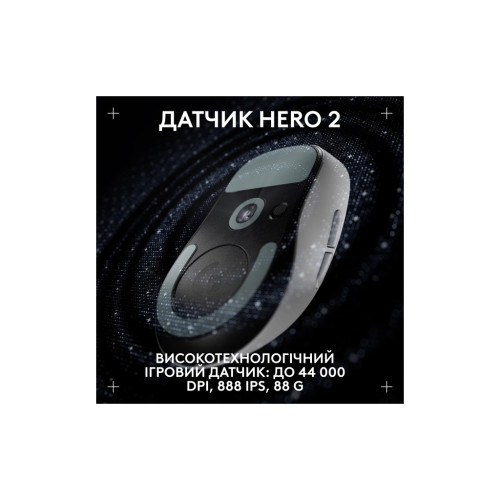 Мишка Logitech G Pro X Superlight 2 Dex Wireless White (910-007365)