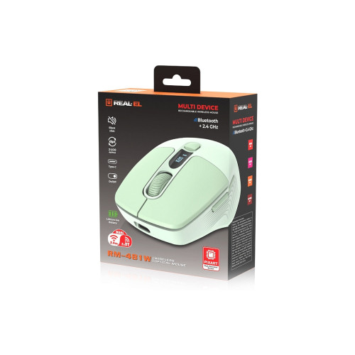 Мишка REAL-EL RM-481W (EL123200060)