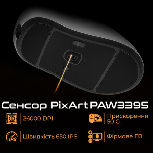 Мишка RAWM ER21 Wireless/Bluetooth Black (ER21.black)