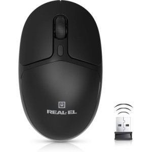 Мишка REAL-EL RM-335W Wireless Black (EL123200055)