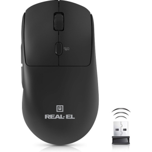 Мишка REAL-EL RM-355W Wireless Black (EL123200054)