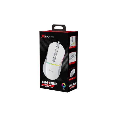 Мишка Xtrike ME GM-322 USB White (GM-322WH) Мишка Xtrike ME GM-322 USB White (GM-322WH)