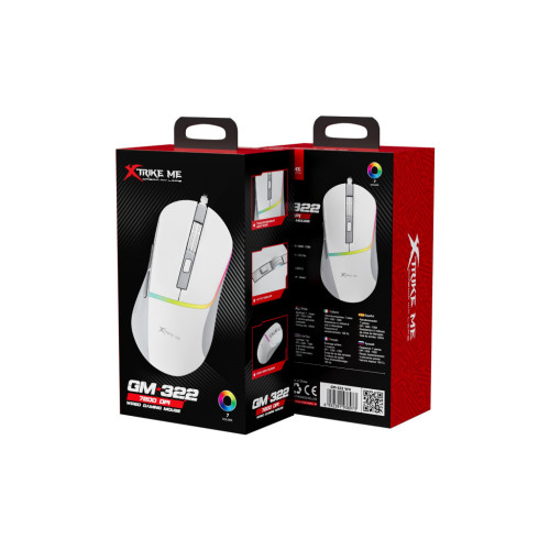 Мишка Xtrike ME GM-322 USB White (GM-322WH) Мишка Xtrike ME GM-322 USB White (GM-322WH)