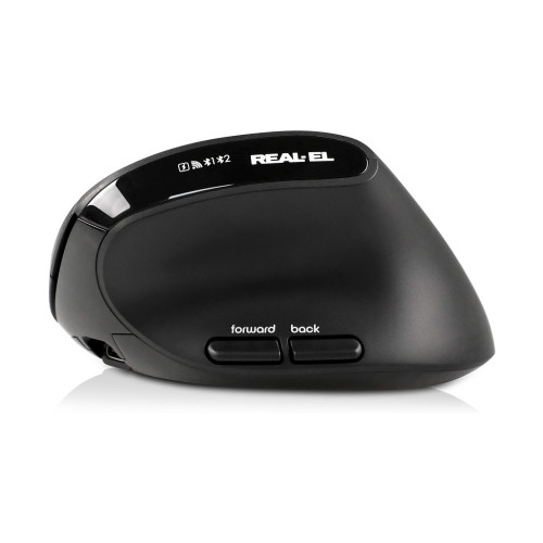 Мишка REAL-EL RM-490W Wireless/Bluetooth Black (EL123200058)