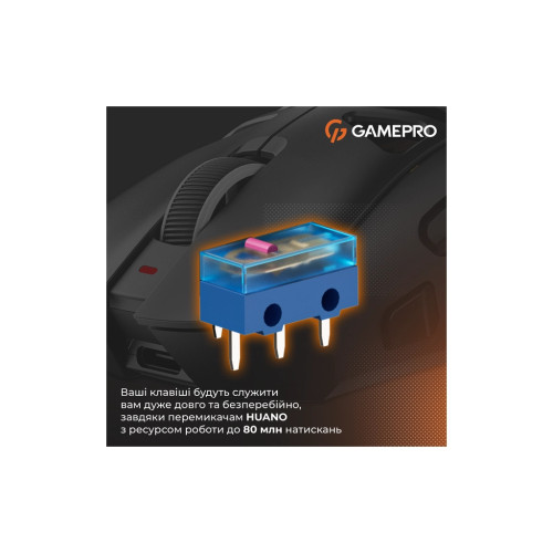 Мишка GamePro Genesis Spider Wireless/Bluetooth/USB Black (GM870B) Мишка GamePro Genesis Spider Wireless/Bluetooth/USB Black (GM870B)