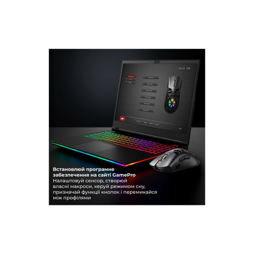 Мишка GamePro Genesis Spider Wireless/Bluetooth/USB Black (GM870B) Мишка GamePro Genesis Spider Wireless/Bluetooth/USB Black (GM870B)