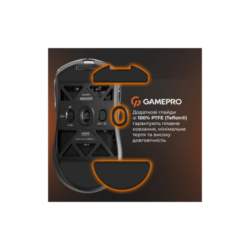 Мишка GamePro Genesis Spider Wireless/Bluetooth/USB Black (GM870B) Мишка GamePro Genesis Spider Wireless/Bluetooth/USB Black (GM870B)