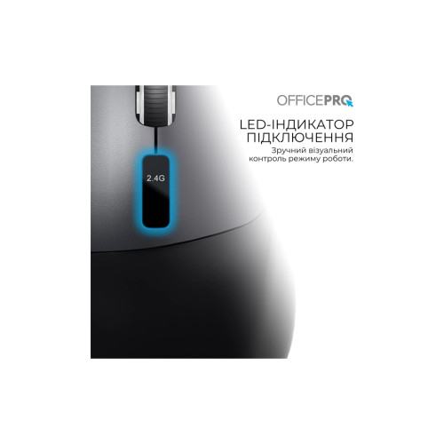 Мишка OfficePro M398B Wireless/Bluetooth Black (M398B) Мишка OfficePro M398B Wireless/Bluetooth Black (M398B)