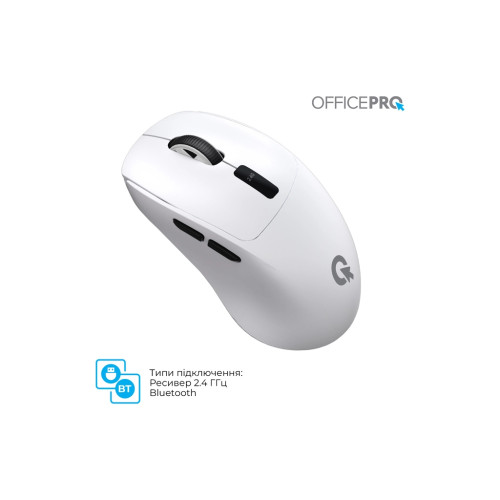 Мишка OfficePro M398W Wireless/Bluetooth White (M398W) Мишка OfficePro M398W Wireless/Bluetooth White (M398W)