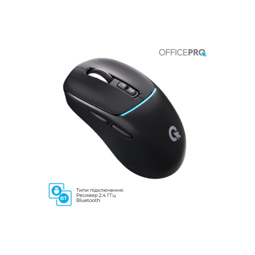 Мишка OfficePro M468B Wireless/Bluetooth Black (M468B) Мишка OfficePro M468B Wireless/Bluetooth Black (M468B)
