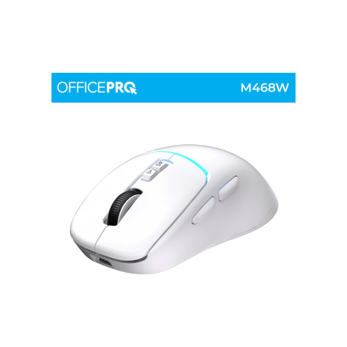 Мишка OfficePro M468W Wireless/Bluetooth White (M468W) Мишка OfficePro M468W Wireless/Bluetooth White (M468W)