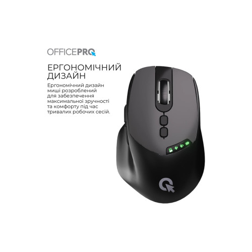Мишка OfficePro M520B Wireless/Bluetooth Black (M520B) Мишка OfficePro M520B Wireless/Bluetooth Black (M520B)