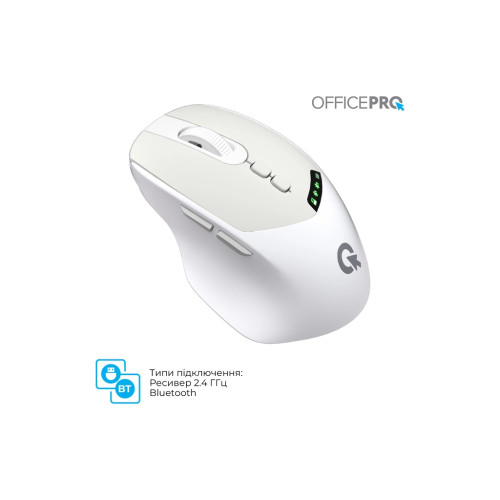 Мишка OfficePro M520W Wireless/Bluetooth White (M520W) Мишка OfficePro M520W Wireless/Bluetooth White (M520W)