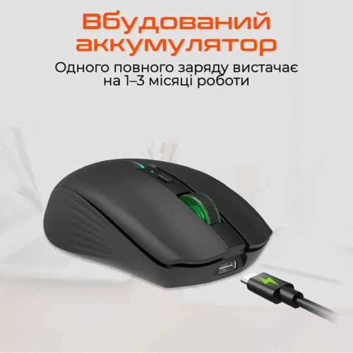 Мишка Meetion BTM002 Wireless/Bluetooth Black (MT-BTM002-A) Мишка Meetion BTM002 Wireless/Bluetooth Black (MT-BTM002-A)