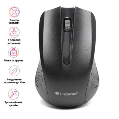 Мишка Hölmer MW-01OF Wireless Black (MW-01OF)