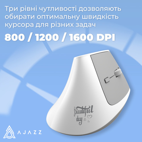 Мишка Ajazz i300 Wireless/Bluetooth/USB White (i300-W) Мишка Ajazz i300 Wireless/Bluetooth/USB White (i300-W)