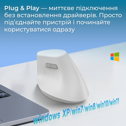 Мишка Ajazz i300 Wireless/Bluetooth/USB White (i300-W) Мишка Ajazz i300 Wireless/Bluetooth/USB White (i300-W)