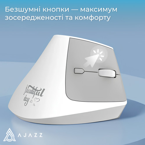 Мишка Ajazz i300 Wireless/Bluetooth/USB White (i300-W) Мишка Ajazz i300 Wireless/Bluetooth/USB White (i300-W)