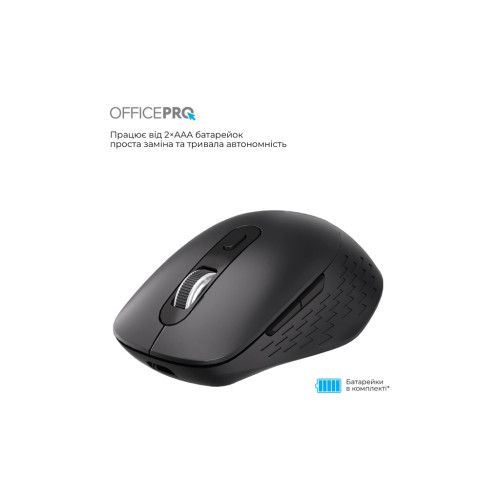 Мишка OfficePro M265B Wireless/Bluetooth Silent Click Black (M265B) Мишка OfficePro M265B Wireless/Bluetooth Silent Click Black (M265B)