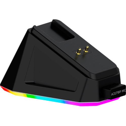 Мишка Ajazz AJ179P MC Charging Dock Wireless/Bluetooth/USB Black (AJ179P-MC-B)