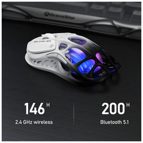 Мишка GravaStar Mercury M1 Pro RGB Wireless/Bluetooth/USB Gradient Black (GRAVASTAR_M1_PRO_GBLK)